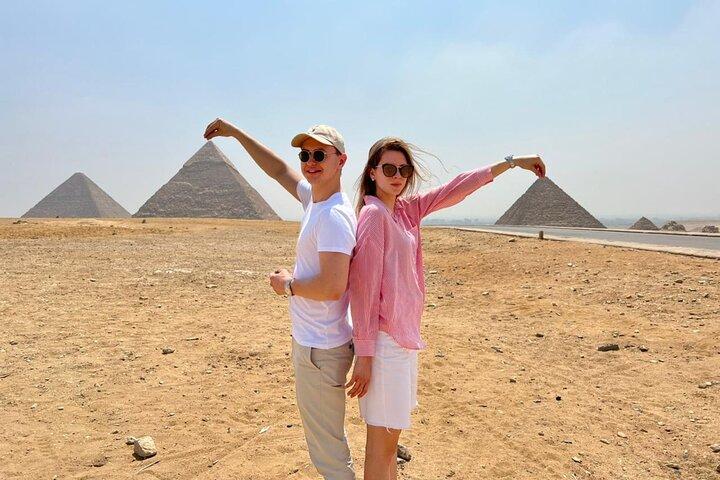 8 - Uur Tour naar Gizeh , Museum & Markt met Lunch (Egypte vibes)