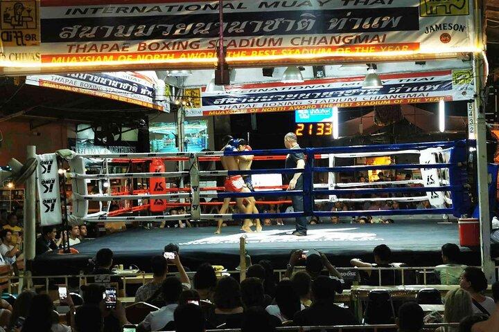Billet Muay Thai Match Thapae Boxing Stadium Chiang Mai