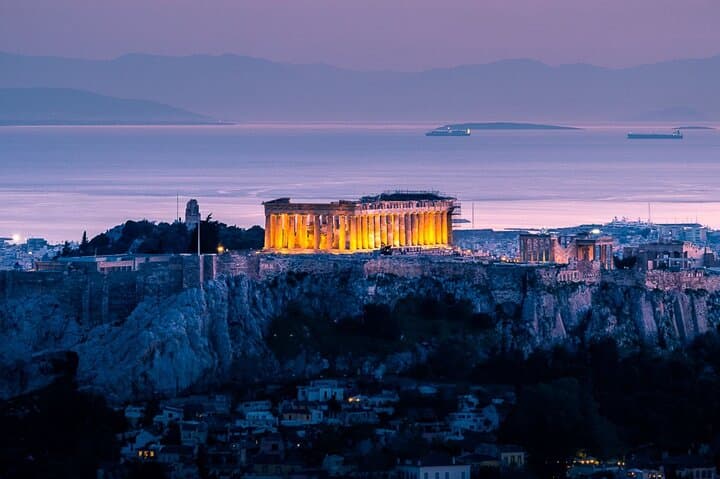Athens By Night Private Sightseeing Tour