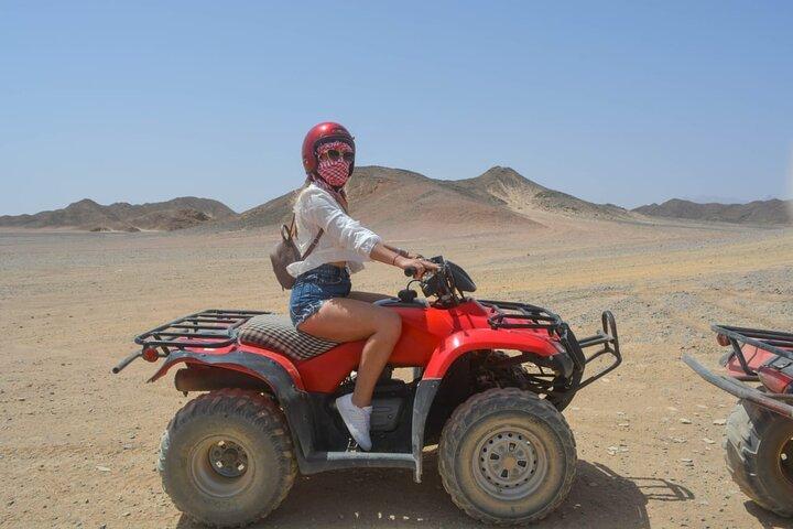 Hurghada safari 3 Hour Quad &Camel Ride Bedouin Village Visit