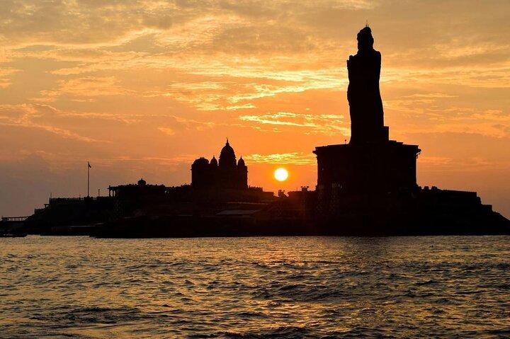 Viagem de um dia à praia de Kanyakumari e ao palácio Padmanabhapuram