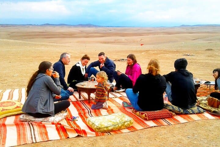 Agafay Desert Sunset and Camel Ride with Dinner from Marrakech