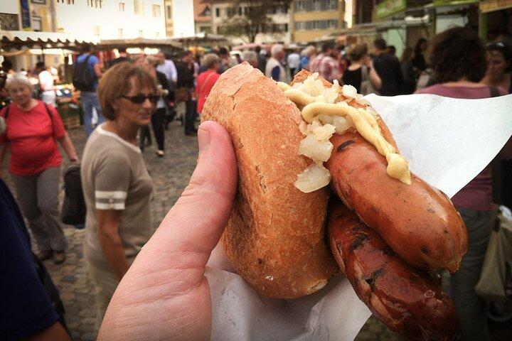 Privat kulturel mad smagningstur i historiske Frankfurt