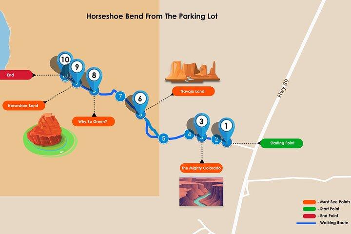 Horseshoe Bend Self-Guided Audio Walking Tour (No Parking Pass)