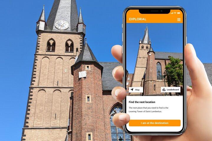 Düsseldorf Zelfstandige stadswandeling & speurtocht