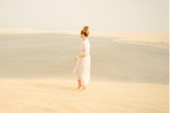 Doha: Nuit Camp Desert Safari Tour avec dîner et petit déjeuner