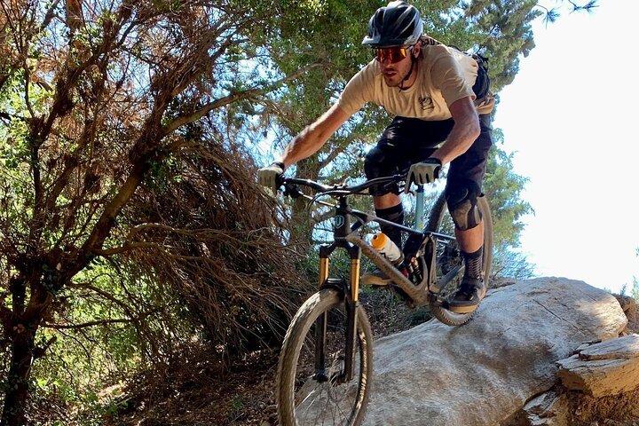 Bicicleta de montaña privada, recorrido por senderos del monte Ymittos, Atenas.