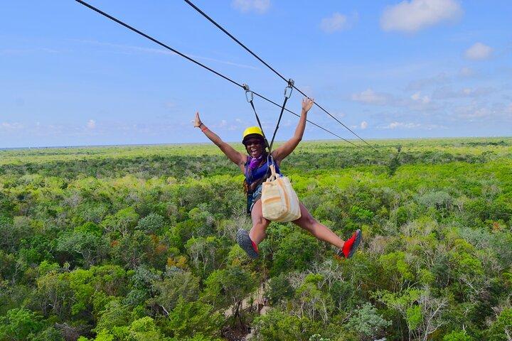 Avventura nella giungla Maya con ATV e Zipline a Tulum