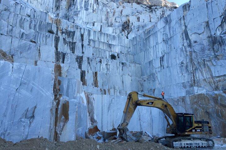 Carrara marmorbrott och Museum tour