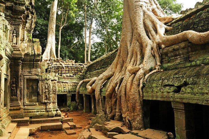 Pacote de ida e volta Bangkok - Angkor Wat 3 dias 2 noites de ônibus e veículo particular