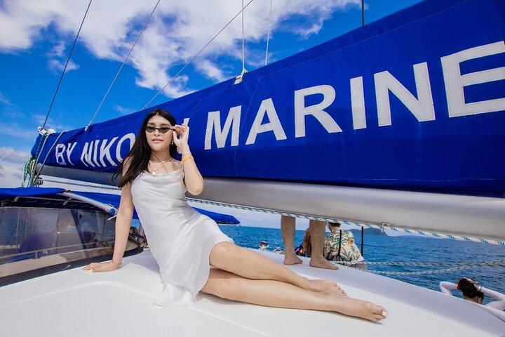 Zonsondergang Catamaran Cruise naar Coral Island