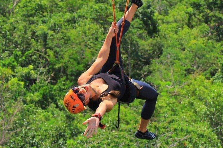 Tulum Adventure : Rappel, Jungle Zipline & Cenote Snorkeling