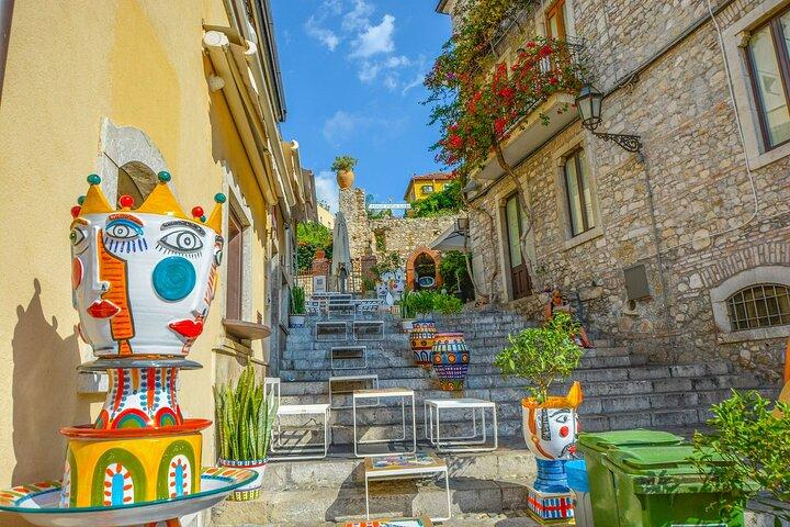 Taormina Private Shore Tour från Messinas kryssningshamn