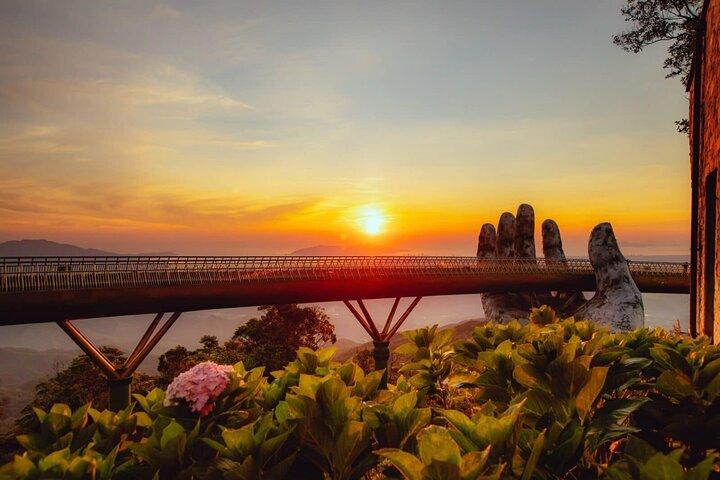 Golden Bridge -Ba Na Hills including buffet lunch ,Cable car 2 way From Da Nang