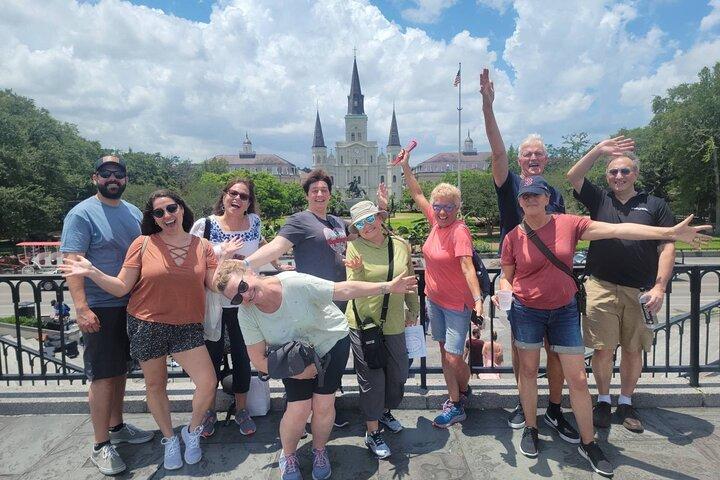 New Orleans Food Walking Tour i de franska kvarteren med alternativ för små grupper