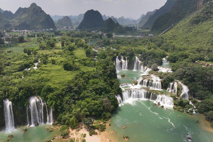 Cascada Ban Gioc y lago Ba Be: tour grupal de 3 días desde Hanoi