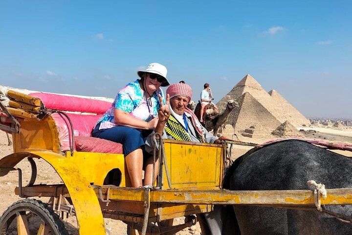 Piramidi di Giza e il Museo da Sharm El Sheikh con pranzo