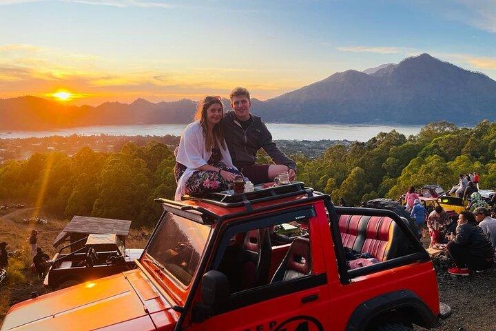 Het beste van Mount Batur Sunrise Jeep Tour & Natural Hot Spring