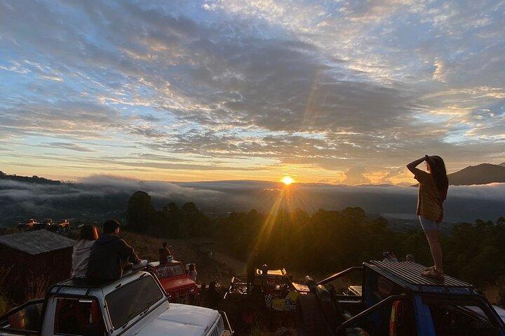 Het beste van Mount Batur Sunrise Jeep Tour & Natural Hot Spring