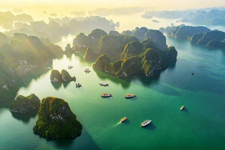 Top 1 Ha Long-Lan Ha Bay Luxe 5 étoiles Croisières & Balcon Cabane