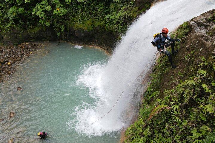 Ultimate Blue Falls Canyoning Adventure: 3 Rappels & Hidden Pools