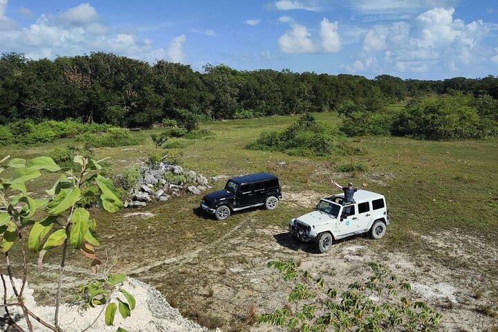 Excursão privada de exploração de cavernas e ruínas de Cozumel com almoço mexicano