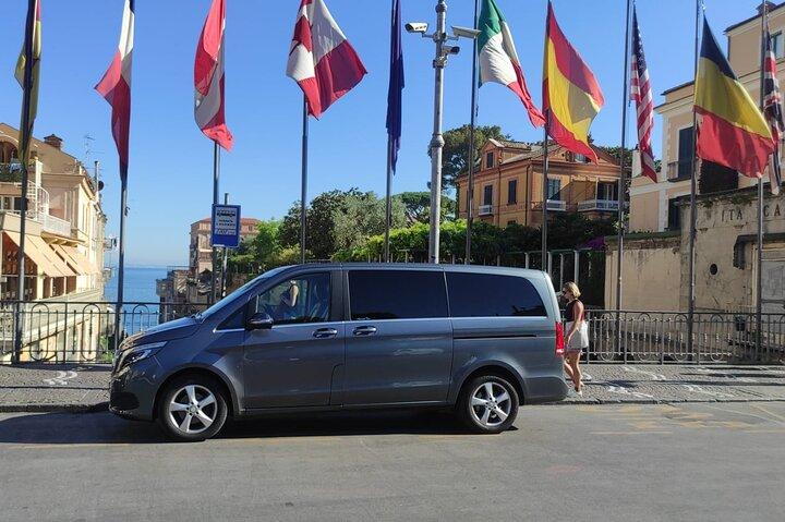 Transfer de carro privado de Positano para Sorrento