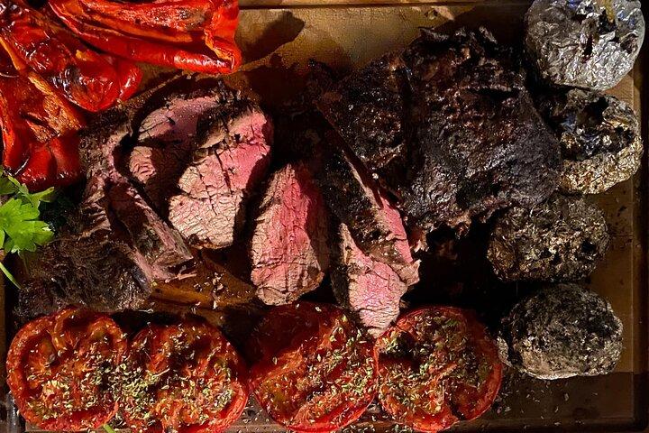 Asado Argentino Lunch & Visit 2 Wineries with Private Transfer
