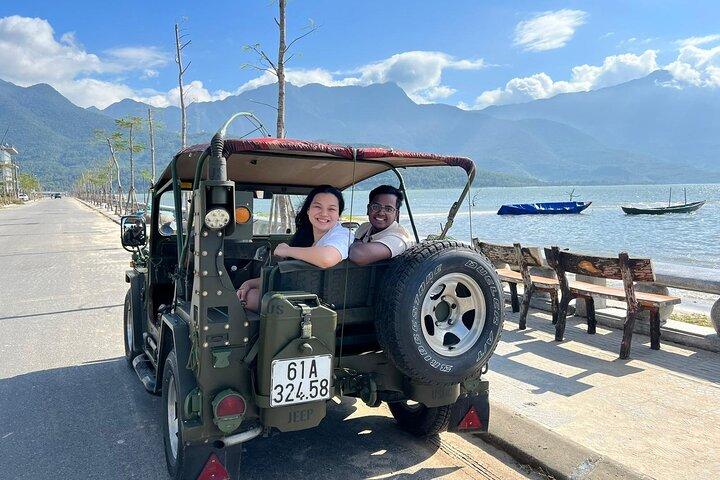 DA NANG Hai Van Pass, Lang Co Bay & Lap An Lagoon Excursão Privada