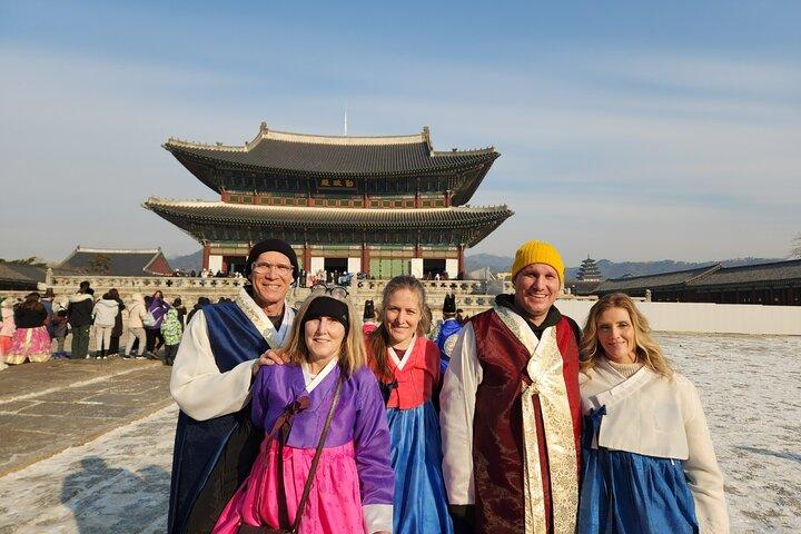 Zwischenstopp-Tour für die wichtigsten Sehenswürdigkeiten von Seoul und Gourmet-Tour (inkl. Mittagessen)