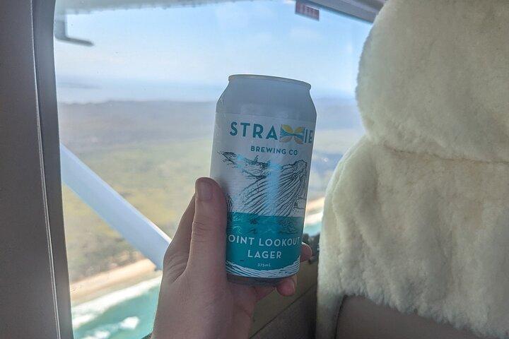 1 timmes privat flygtur med parad ölprovning ombord