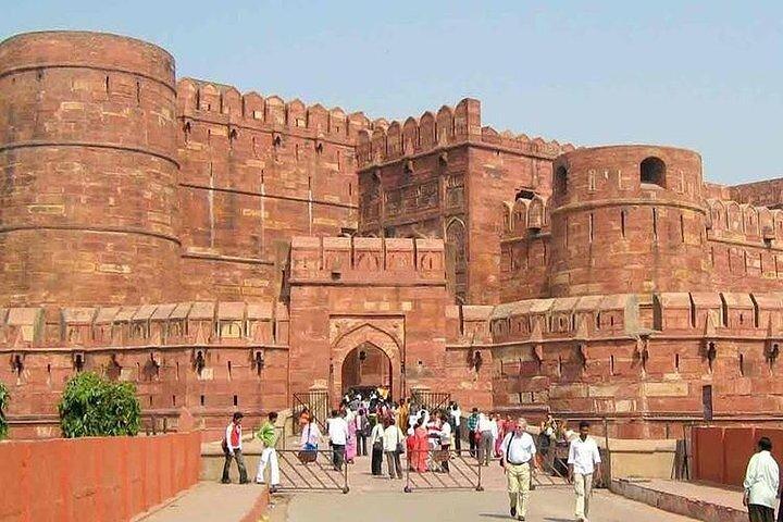 Taj Mahal en Agra Fort privétour vanuit Delhi