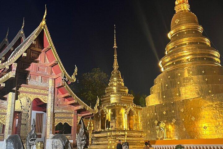 Chiang Mai templer og markedstuk-tuk aftentur