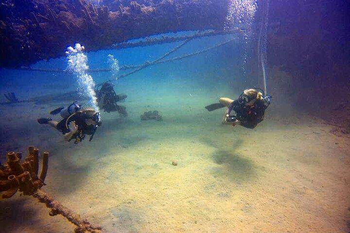 Private First-Time Dive in Aruba. Reef, Wreck or Turtle site
