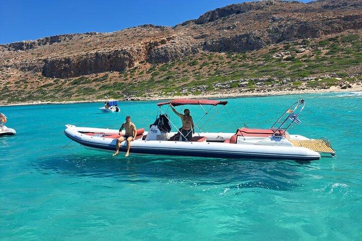 Privat bådtur Chania - Balos (pris er pr. Gruppe op til 9 personer)