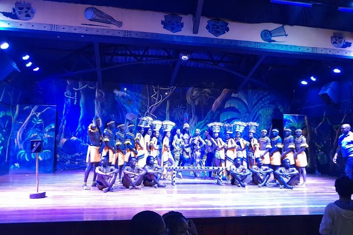 Safari Park dinner with live band music and cat dance show.