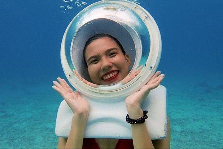Buceo con casco en Boracay