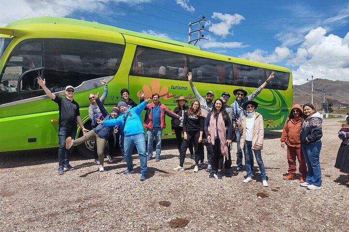 Bustour langs de Zonneroute van Puno naar Cusco met lunchbuffet