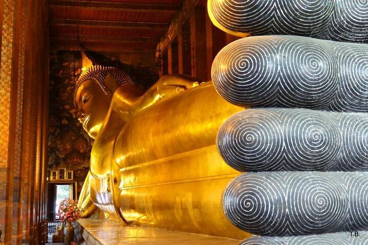 Bangkok begeleide tempeltour met lunch privé