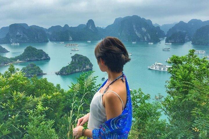 Halong Bay Day Tour mit Expressbus, Amazing Cave, Titop Island
