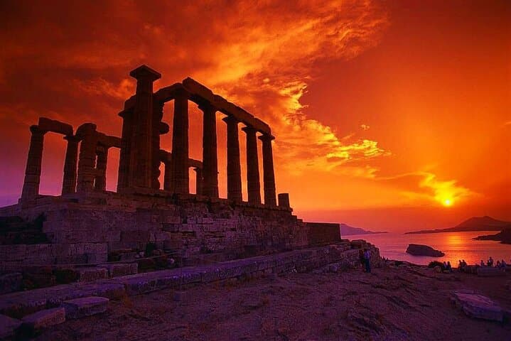 Half Day Sidecar Private Tour to Cape Sounio & Temple of Poseidon