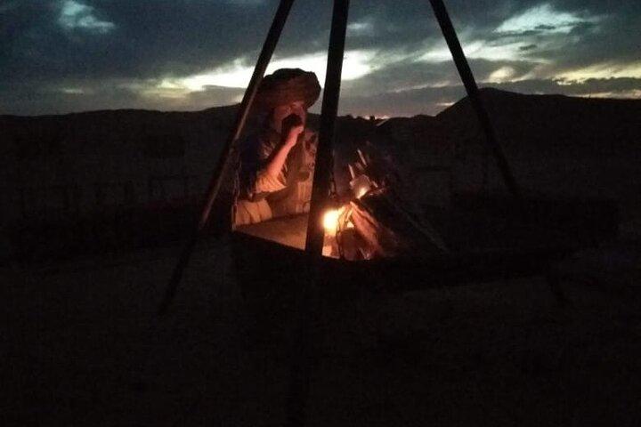 Noite em um campo privado do deserto do Sahara em Merzouga All Inclusive