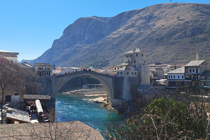 Tour di un'intera giornata Cascate di Mostar e Kravica Da Dubrovnik