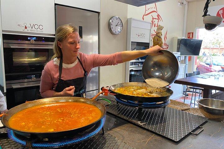 Workshop zur valencianischen Paella und Besuch des Marktes von Algiros
