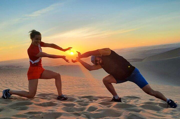 Buggy en sandboarden in Huacachina