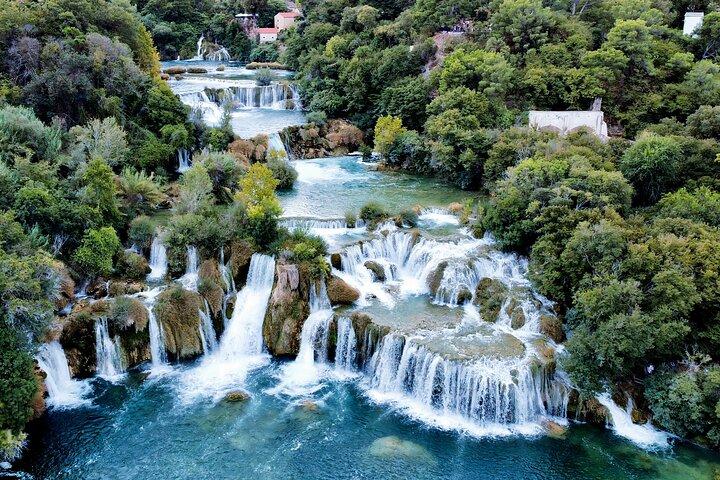 Krka Waterfalls & Wine and Cheese Tasting Tour from Split