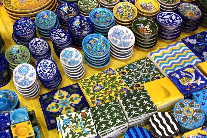 Jaipur Shopping Tour mit Blockdruck & Steinwerk Workshop