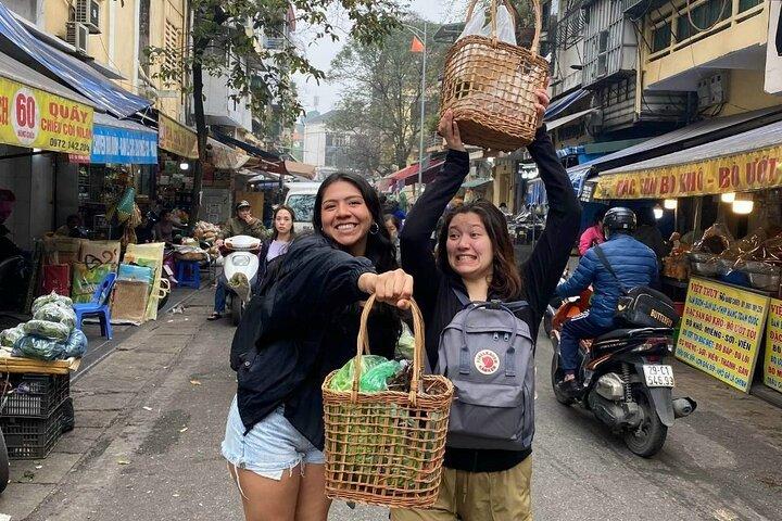 Hanoi Cooking Class: Local Market, Local Food & Local Restaurant.