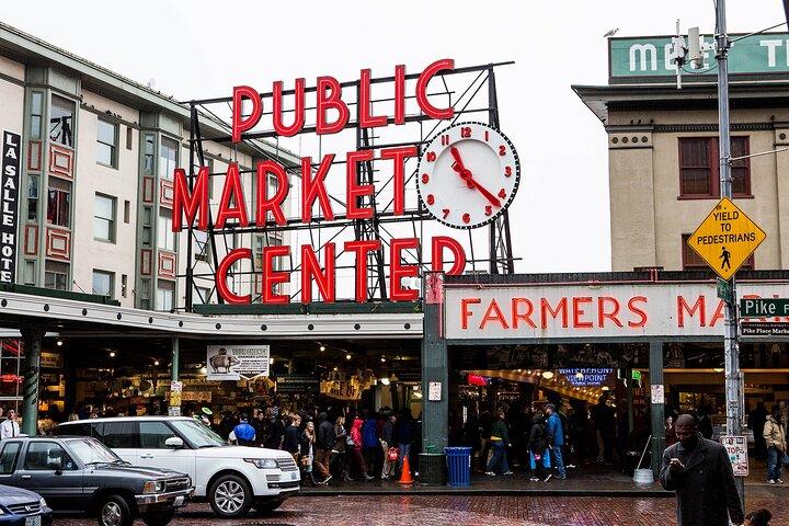 Seattle, Pike Place Market, The Spheres 1-daagse tour vanuit Vancouver