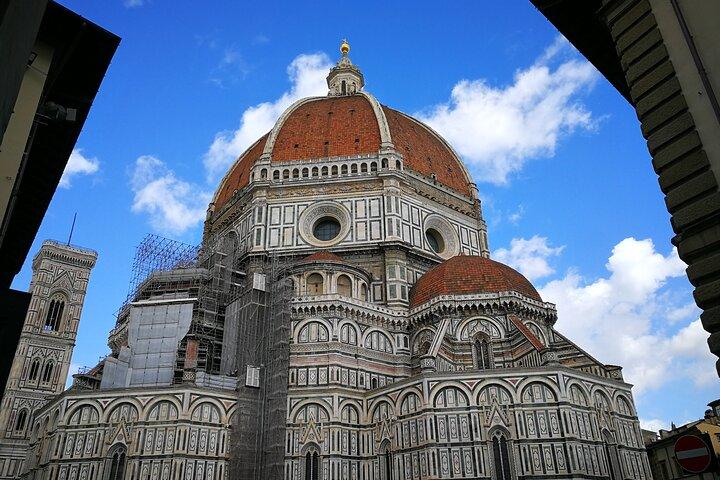 Florence Skyline vanaf de top van de koepel van Brunelleschi